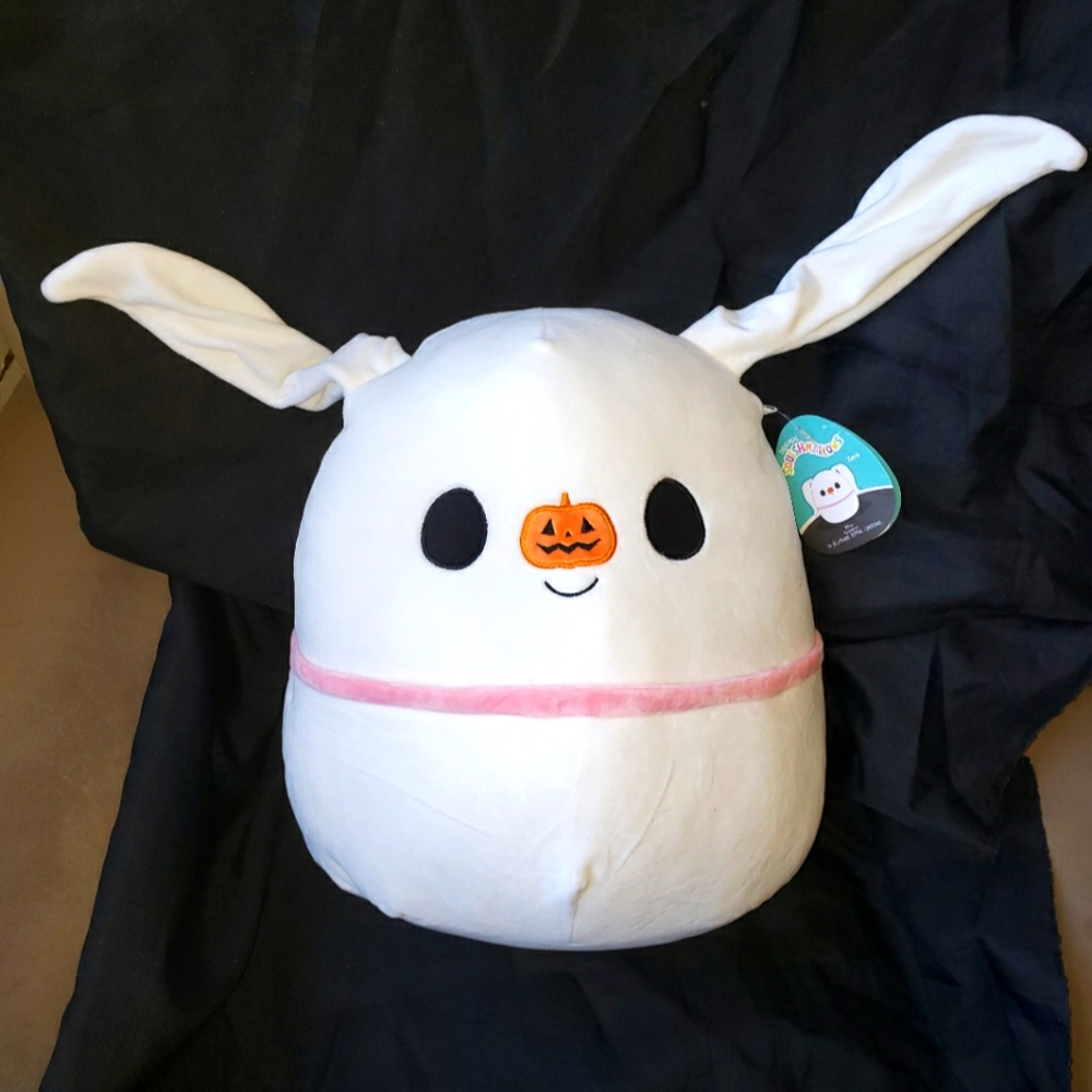 Squishmallow Nightmare Before Christmas 14” Zero Dog KellyToy NWT 2022 HALLOWEEN